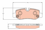 Brake Pad Set, Disc Brake GDB2102 - TRW - Brake Pads - TRW
