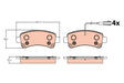 Brake Pad Set, Disc Brake GDB2106 - TRW