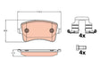 Brake Pad Set, Disc Brake GDB2107 - TRW