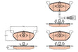 Brake Pad Set, Disc Brake GDB2180 - TRW