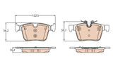 Brake Pad Set, Disc Brake GDB211 - TRW - Brake Pads - TRW