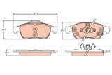 Brake Pad Set, Disc Brake GDB2111 - TRW - Brake Pads - TRW