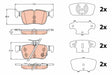 Brake Pad Set, Disc Brake GDB2115 - TRW