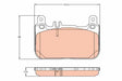 Brake Pad Set, Disc Brake GDB2118 - TRW