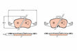 Brake Pad Set, Disc Brake GDB2120 - TRW