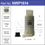 Washer Pump NWP1614 - Nice Products | Universal Auto Spares