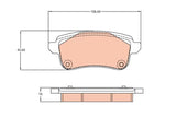Brake Pad Set, Disc Brake GDB2136 - TRW