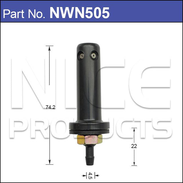 Washer Jet Pair NWN505 - Nice Products | Universal Auto Spares