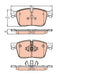 Brake Pad Set, Disc Brake GDB2145 - TRW