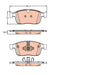 Brake Pad Set, Disc Brake GDB2146 - TRW