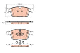 Brake Pad Set, Disc Brake GDB2146 - TRW - Brake Pads - TRW