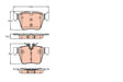 Brake Pad Set, Disc Brake GDB2154 - TRW