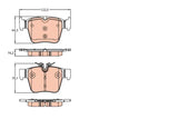 Brake Pad Set, Disc Brake GDB2154 - TRW - Brake Pads - TRW