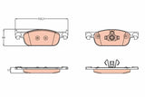 Brake Pad Set, Disc Brake GDB2157 - TRW