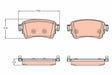 Brake Pad Set, Disc Brake GDB2166 - TRW
