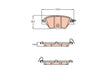 Brake Pad Set, Disc Brake GDB2199 - TRW