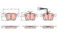 Brake Pad Set, Disc Brake GDB2358 - TRW