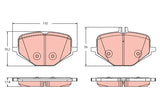 Brake Pad Set, Disc Brake GDB2359 - TRW - Brake Pads - TRW