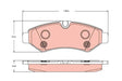 Brake Pad Set, Disc Brake GDB2452 - TRW