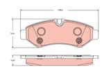 Brake Pad Set, Disc Brake GDB2452 - TRW