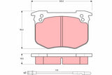 Brake Pad Set, Disc Brake GDB280 - TRW - Brake Pads - TRW