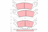 Brake Pad Set, Disc Brake GDB290 - TRW - Brake Pads - TRW