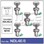 Door Lock set 5 NDL4E-5 - Nice Products | Universal Auto Spares