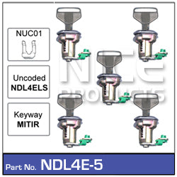 Door Lock set 5 NDL4E-5 - Nice Products | Universal Auto Spares