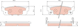 Brake Pad Set, Disc Brake GDB3016DT - TRW