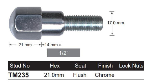 One Piece Stud TM235 - Nice Products | Universal Auto Spares