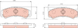Brake Pad Set, Disc Brake GDB3048 - TRW - Brake Pads - TRW