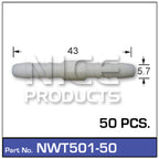Hose Connection Pkt 50 NWT501-50 - Nice Products | Universal Auto Spares