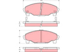 Brake Pad Set, Disc Brake GDB3071 - TRW - Brake Pads - TRW
