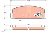 Brake Pad Set, Disc Brake GDB3088DT - TRW