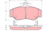 Brake Pad Set, Disc Brake GDB3089DT - TRW