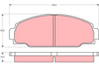 Brake Pad Set, Disc Brake GDB8090DT - TRW