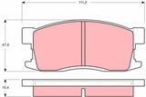 Brake Pad Set, Disc Brake GDB3094 - TRW - Brake Pads - TRW