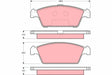 Brake Pad Set, Disc Brake GDB3108 - TRW