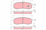 Brake Pad Set, Disc Brake GDB311 - TRW