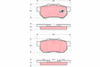 Brake Pad Set, Disc Brake GDB3113 - TRW