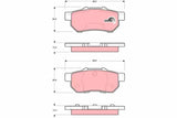 Brake Pad Set, Disc Brake GDB3113 - TRW - Brake Pads - TRW