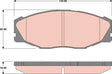 Brake Pad Set, Disc Brake GDB3118 - TRW
