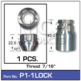 Lock Nuts (set of 1) P1-1LOCK - Nice Products | Universal Auto Spares