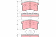 Brake Pad Set, Disc Brake GDB3126 - TRW
