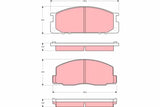 Brake Pad Set, Disc Brake GDB313 - TRW - Brake Pads - TRW