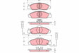 Brake Pad Set, Disc Brake GDB3134 - TRW