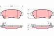 Brake Pad Set, Disc Brake GDB3147 - TRW