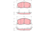 Brake Pad Set, Disc Brake GDB3157DT - TRW