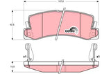 Brake Pad Set, Disc Brake GDB3164DT - TRW