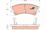Brake Pad Set, Disc Brake GDB3165 - TRW - Brake Pads - TRW
